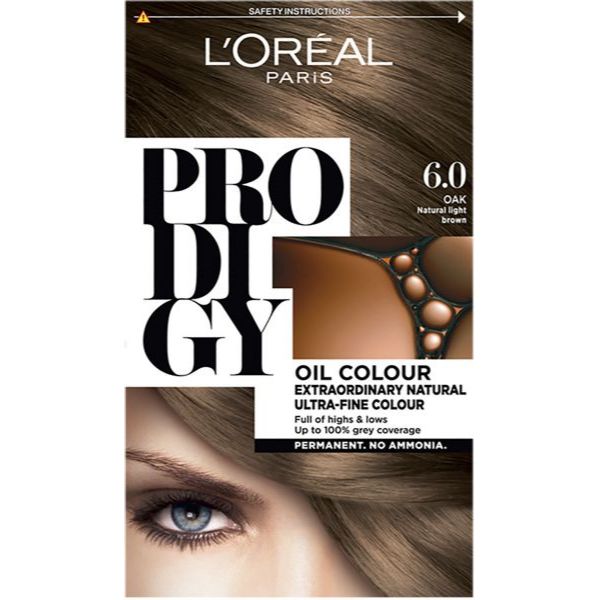 LOREAL Paris Prodigy Permanent Oil Hair Color 6 Oak,100 ml - Cashmere  Cosmetics