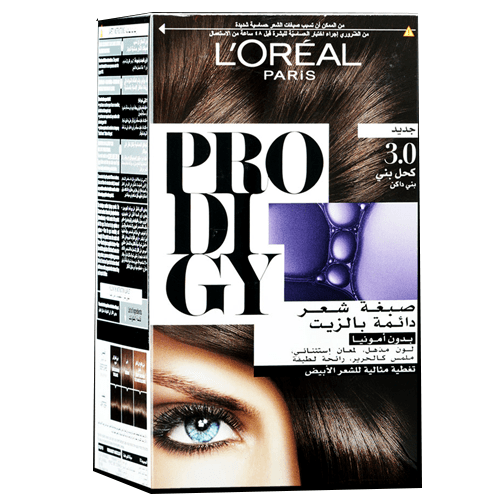 LOREAL Paris Permanent Hair Oil Color No.() - Dark Brown Kohl - Cashmere  Cosmetics