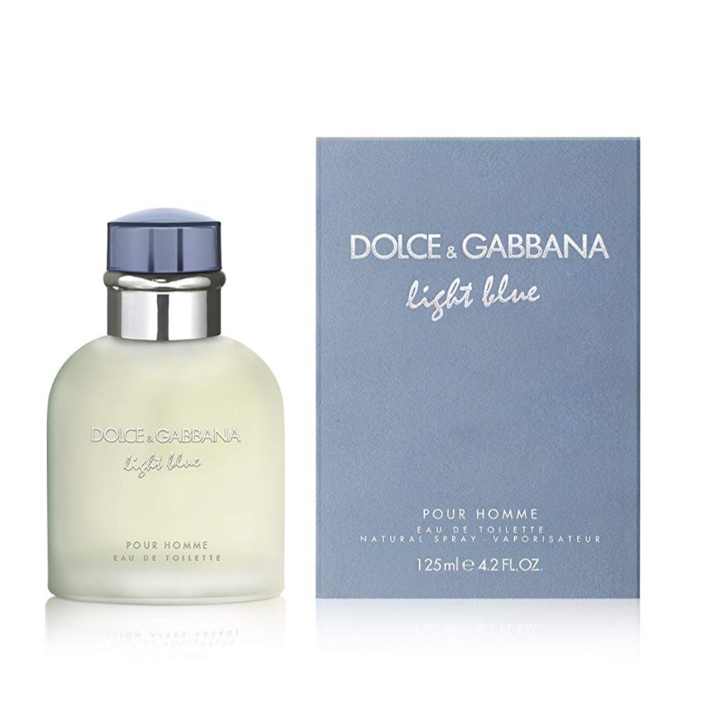 Dolce & Gabbana Light Blue Pour Homme Eau De Toilette Perfum 125ml, For ...