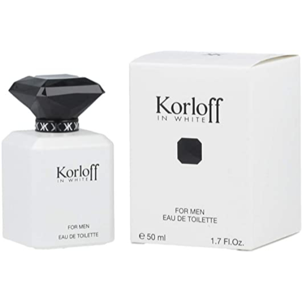 Korloff In White EDT Spray 50ML Men Korloff In White Eau De Toilette 50ml